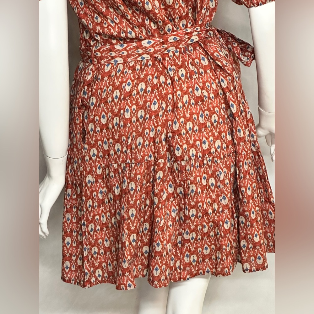 Lilla P Size S Tags On button up belted collared dress - Picture 15 of 17
